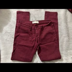 Maroon Jeggings